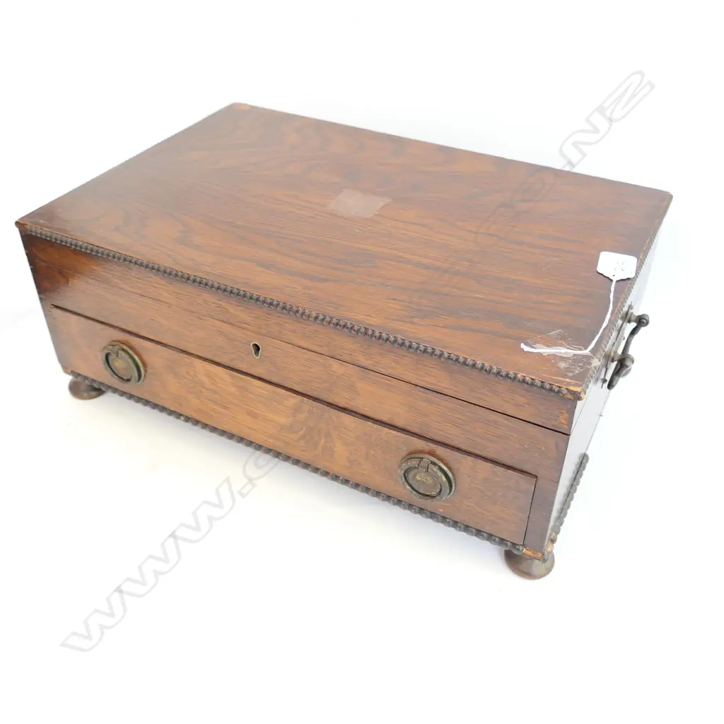 1930'S CUTLERY SET IN OAK CANTEEN - 51 PCS INCLUDES CARVING SET Image 1++