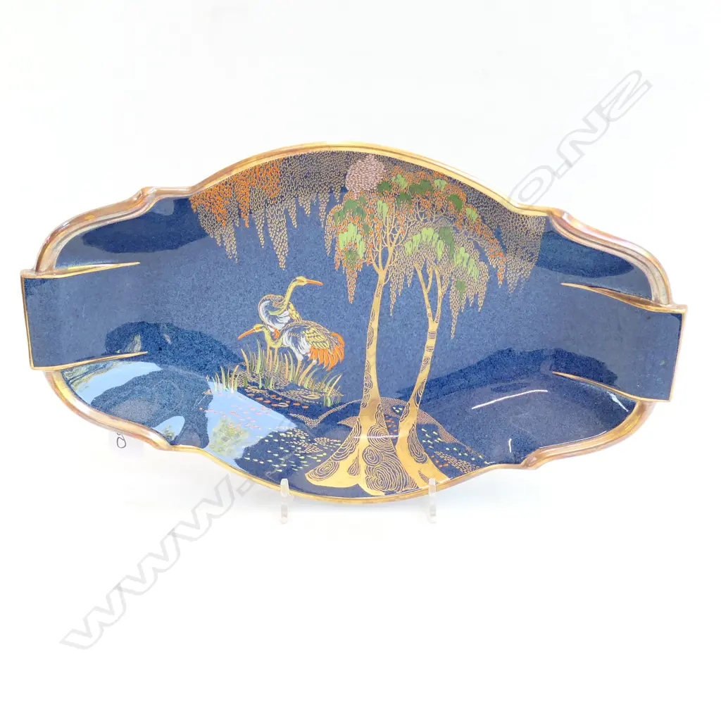 CARLTONWARE DISH BLUE ROYALE Image 1++