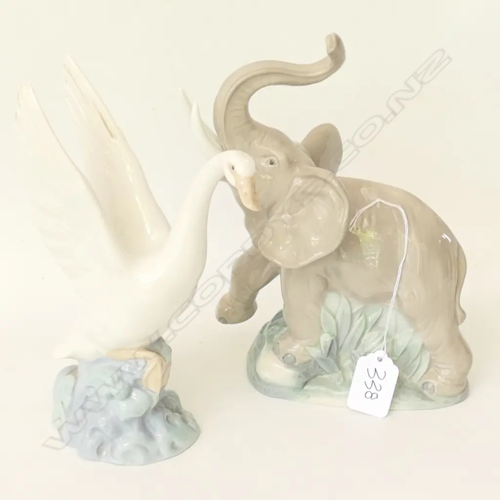 NAO SWAN + ELEPHANT H 230 MM Image 1++