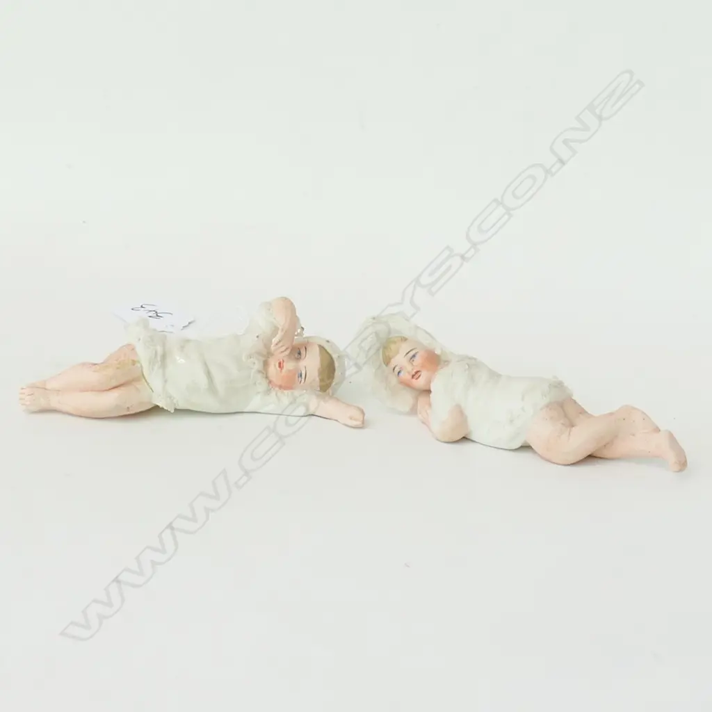 PR VICT. BISQUE PIANO BABIES L. 120MM Image 1++