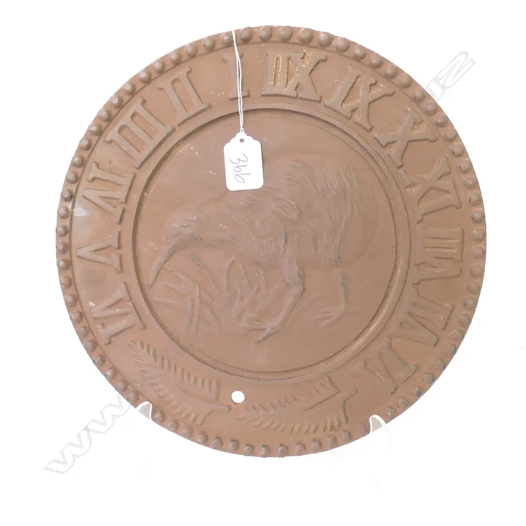 BRONZE KIWI PLAQUE D 280 MM Image 1++