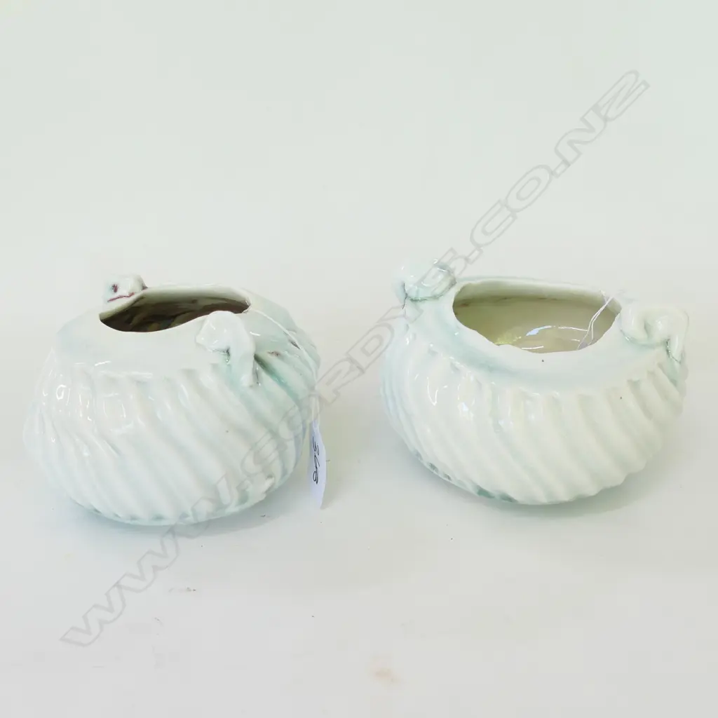 TWO PORCELAIN BOWLS BY PETER LANGE Image 1++