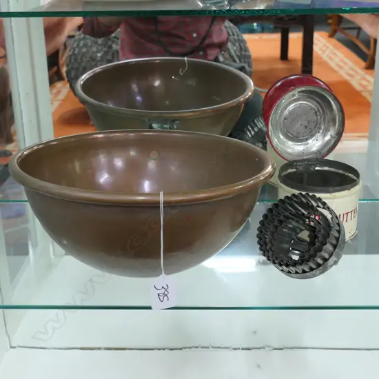 COPPER BOWL + PASTRY CUTTERS
