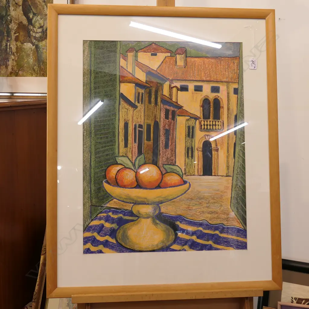 MARYANN CASEY PASTEL ITALIAN SCENE H 870 MM Image 1++