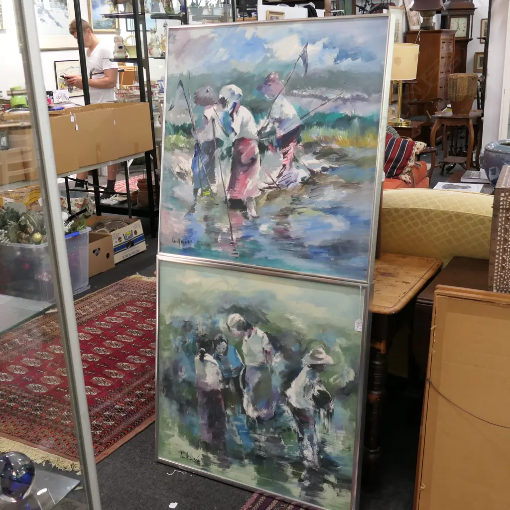 PR FIELD WORKERS OIL ON CANVAS PAINTINGS 770 X 770 Image 1++