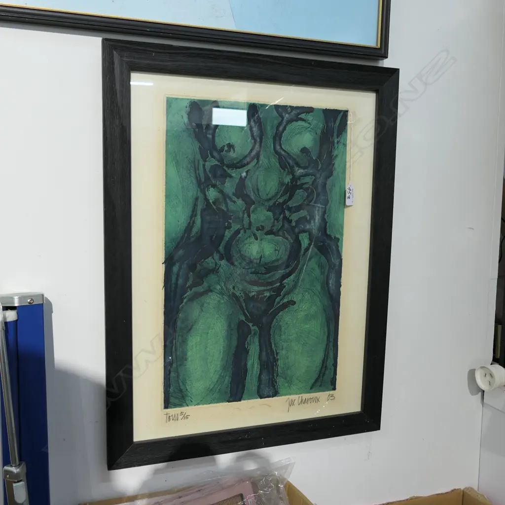 JAC CHEROUX LITHOGRAPH SGD AND DATED '63 Image 1++