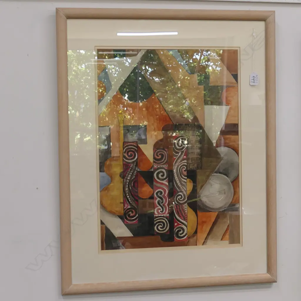 A/U MAORI MODERNIST W/C 540 X 390MM Image 1++