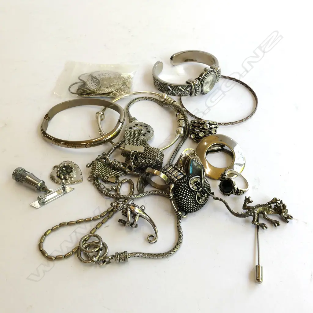 BAG COSTUME JEWELRY, BANGLES, RINGS ETC Image 1++