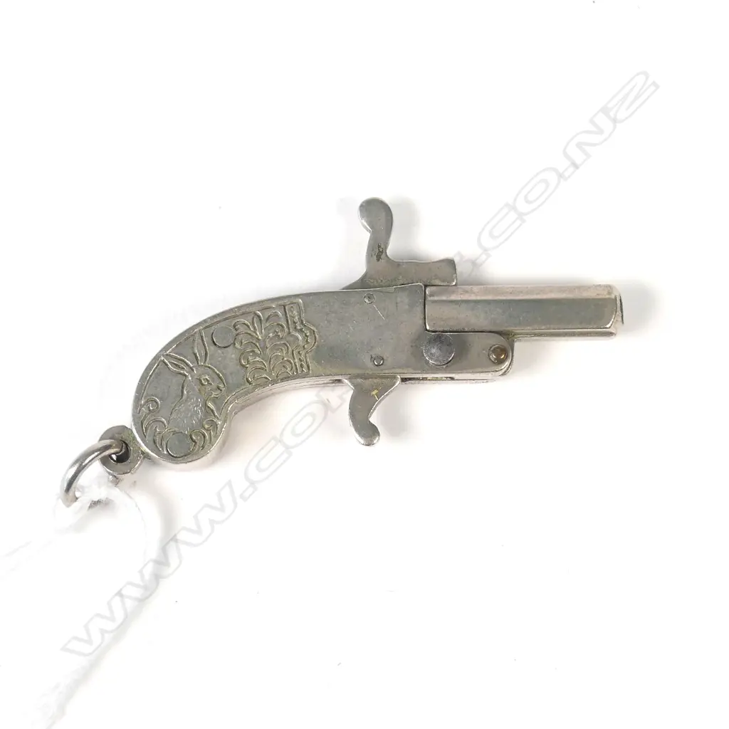 Superb antique old vintage Tiny Cap Gun fob/charm Image 1++
