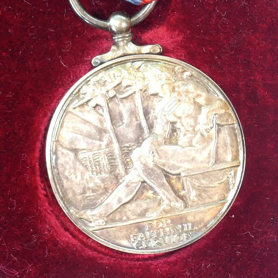 MEDAL 'FOR FAITHFUL SERVICE' W CLOWES Image 1++