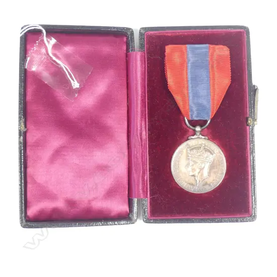 MEDAL 'FOR FAITHFUL SERVICE' W CLOWES