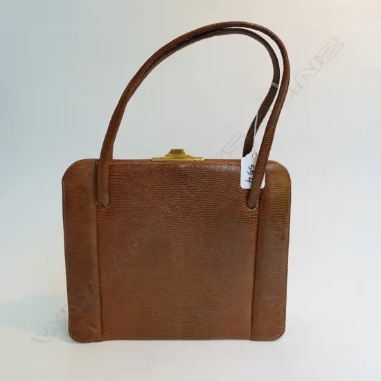 LIZARD SKIN HANDBAG