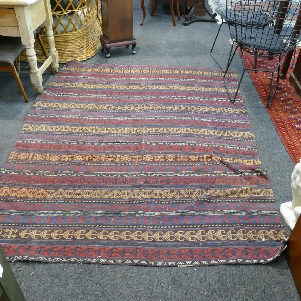 OLD IRANIAN JAJIM SUITABLE FOR CUSHIONS Image 1++