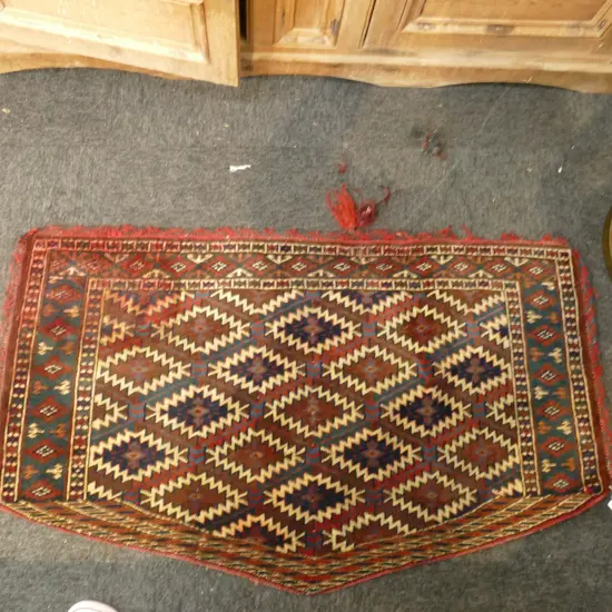 TURKOMAN CAMEL FLANK PIECE OLD