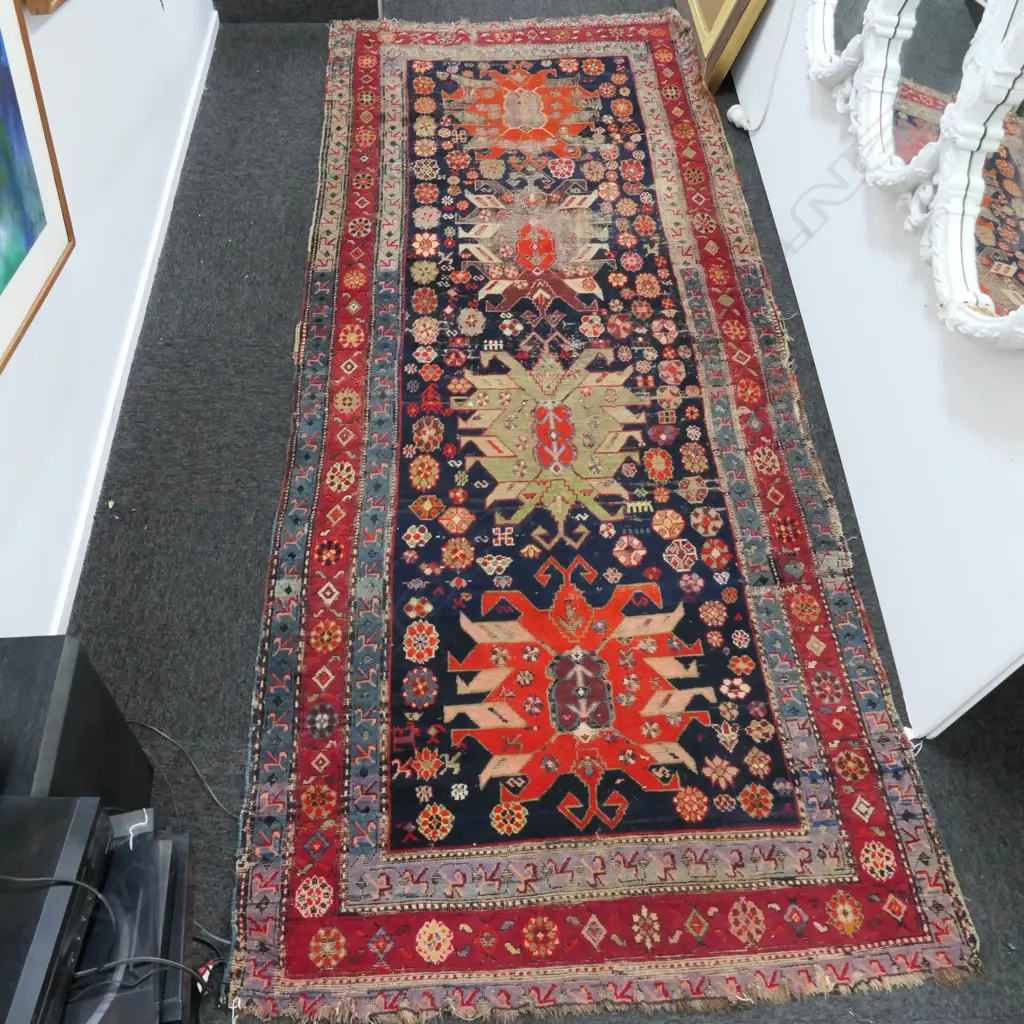 ANTIQUE CAUCASIAN RUNNER Image 1++