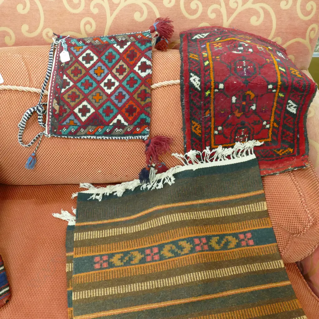 SALT BAG AND SMALL RUG 520 X 330 AND KELIM RUNNER Image 1++