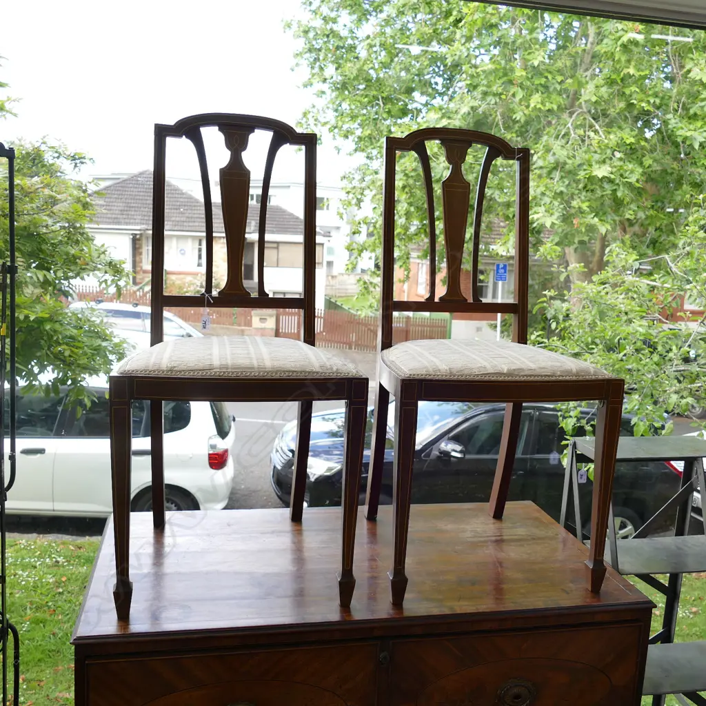 PR SHERATON REVIVAL SIDE CHAIRS Image 1++