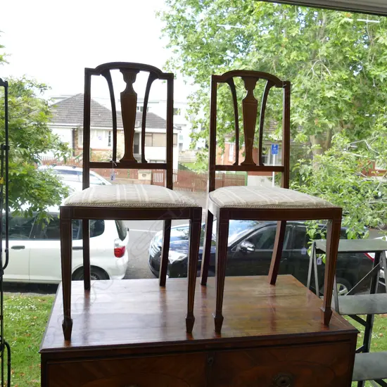 PR SHERATON REVIVAL SIDE CHAIRS