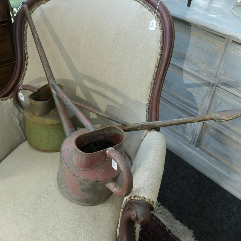 2 VINTAGE WATERING CANS Image 1++