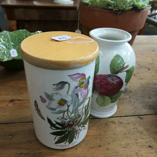 PORTMERION VASE + CANISTER H 210 MM