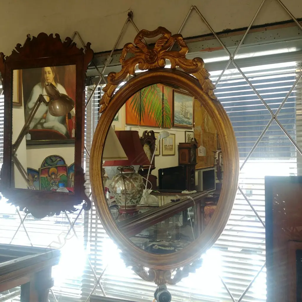 GILT WALL MIRROR Image 1++