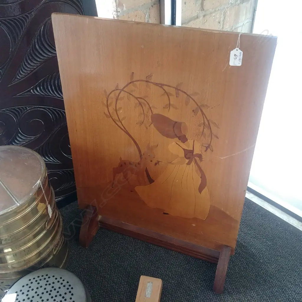 INLAID WOODEN PICTURE PANEL Image 1++