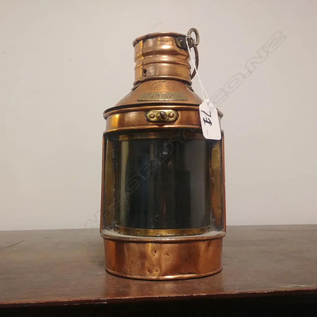 COPPER AND BRASS LANTERN Image 1++