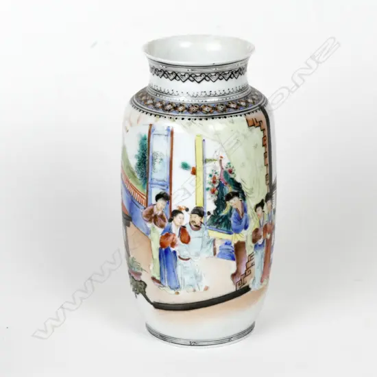 A Chinese eggshell porcelain vase