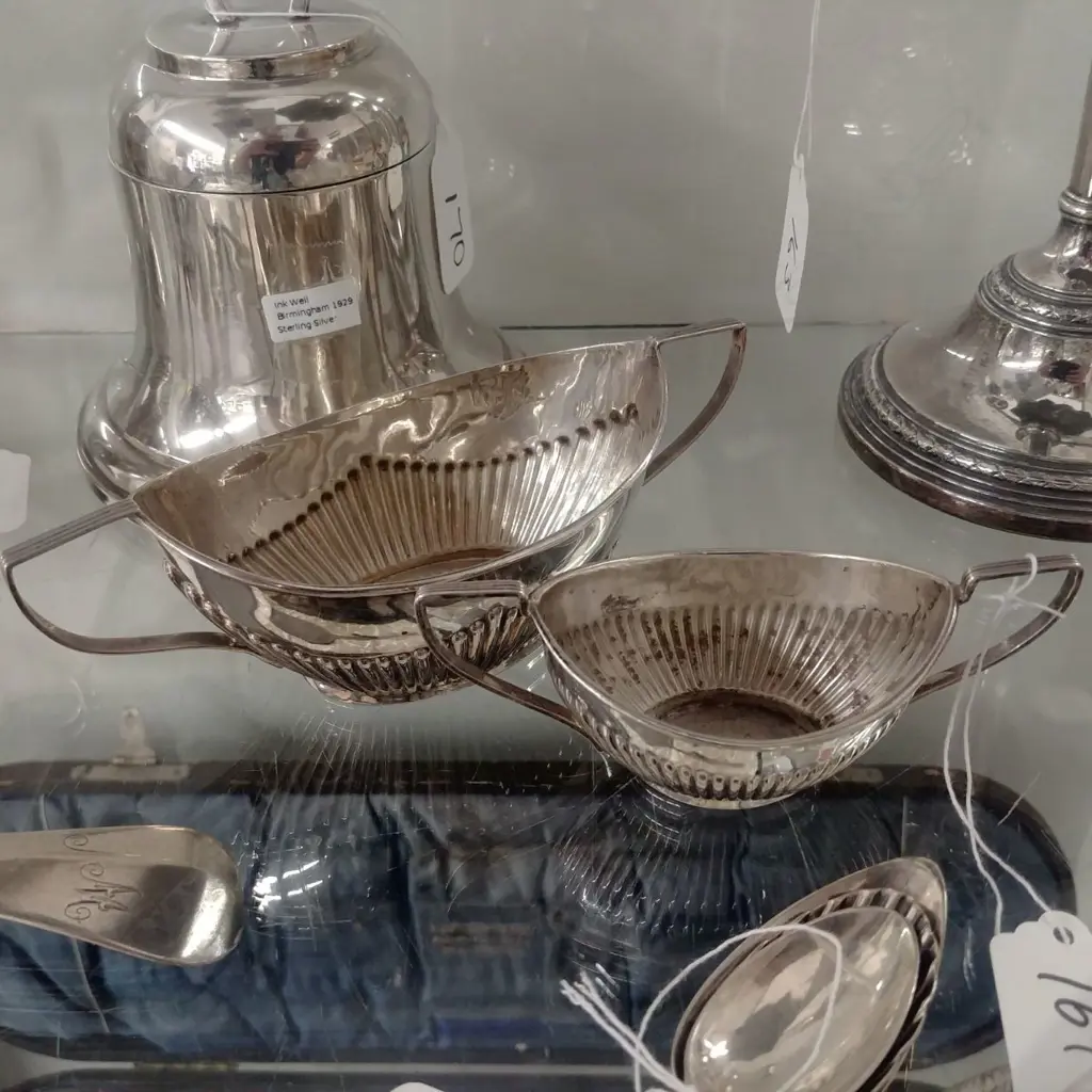 2 S/S SUGAR BOWLS 80g Image 1++