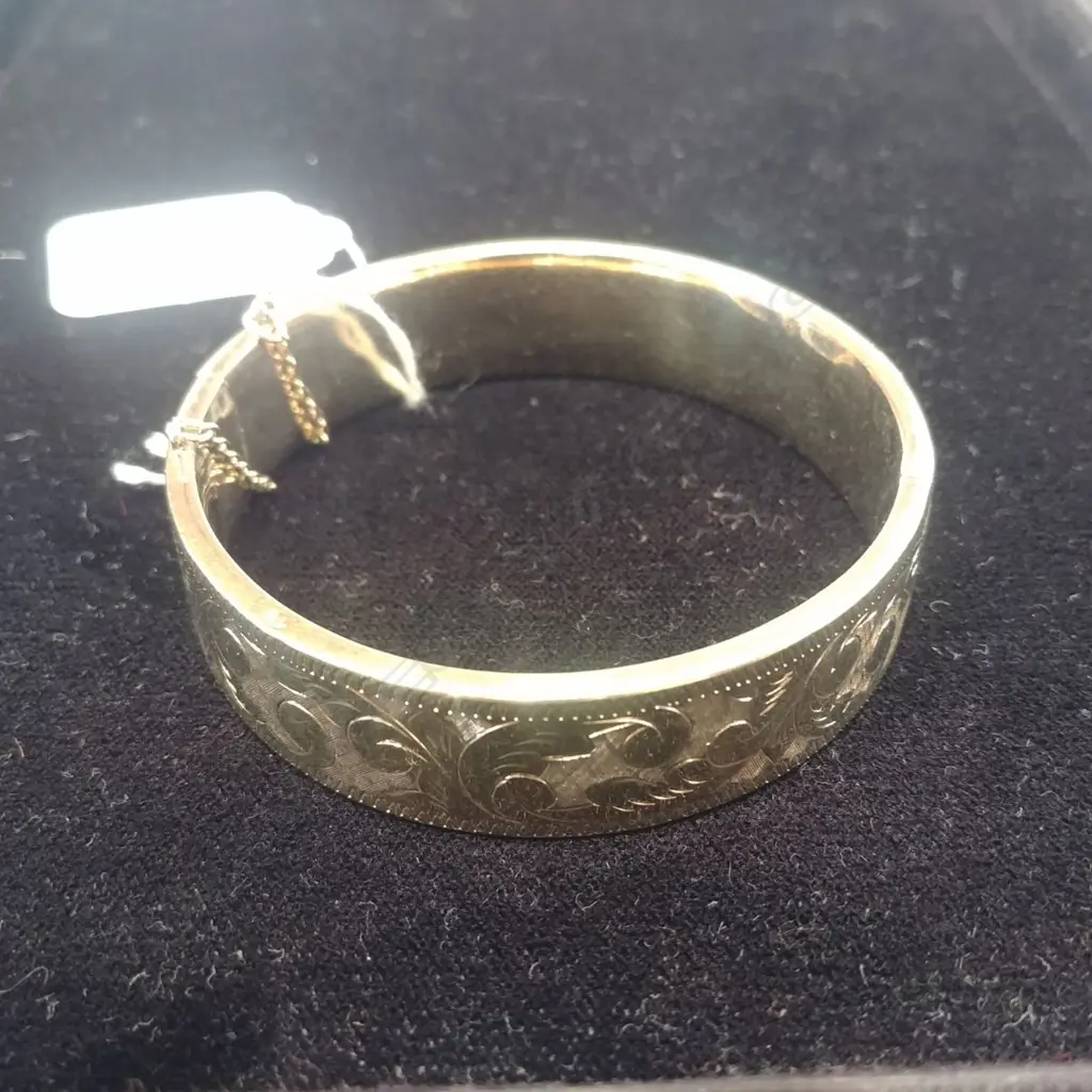 VINTAGE GOLD ON SILVER SIAM BRACELET Image 1++