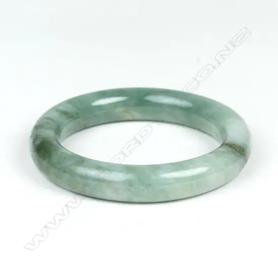 A Chinese jade bangle