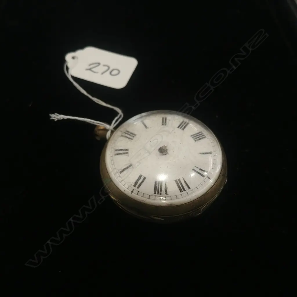 SILVER PLATE FUSI MOVEMENT POCKET WATCH AF Image 1++