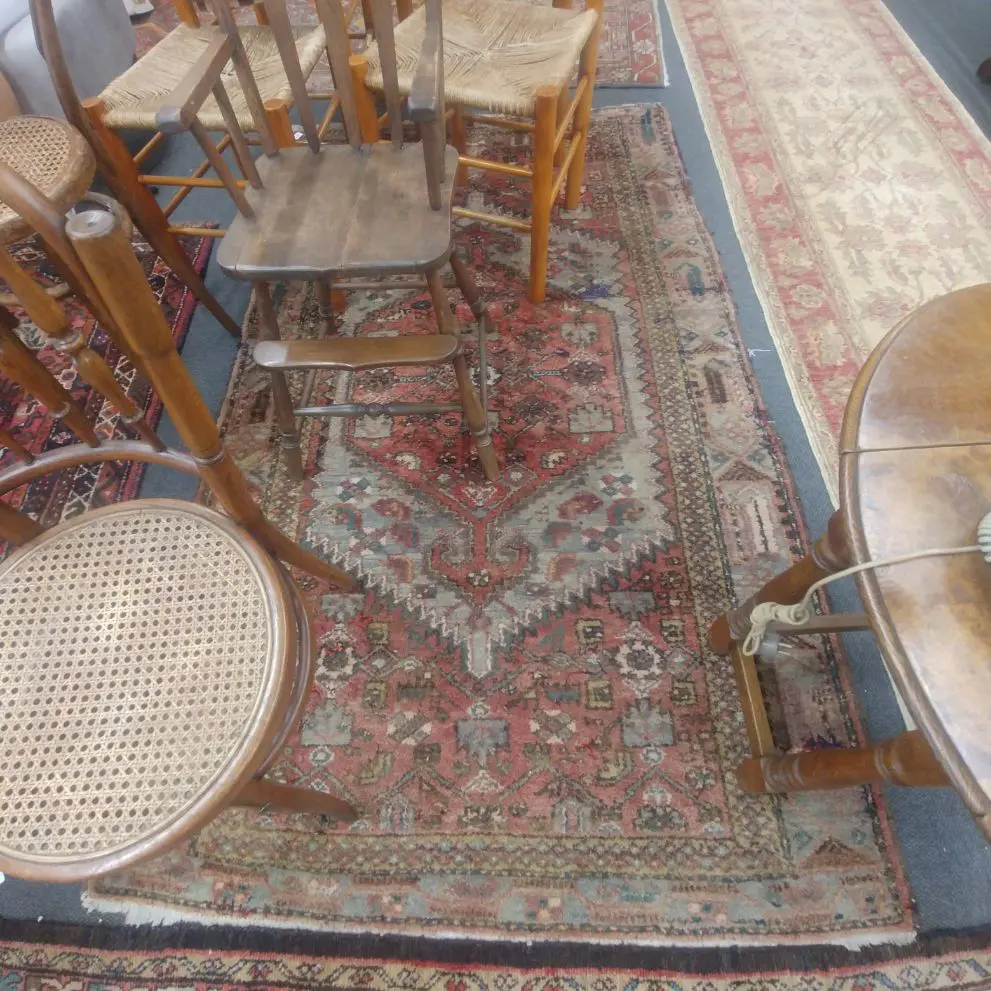 PERSIAN HAND KNOTTED RUG 215 X 128cm Image 1++