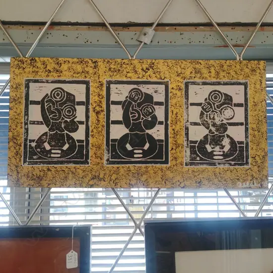 TIKI ARTWORK SIGNED + DATED '15