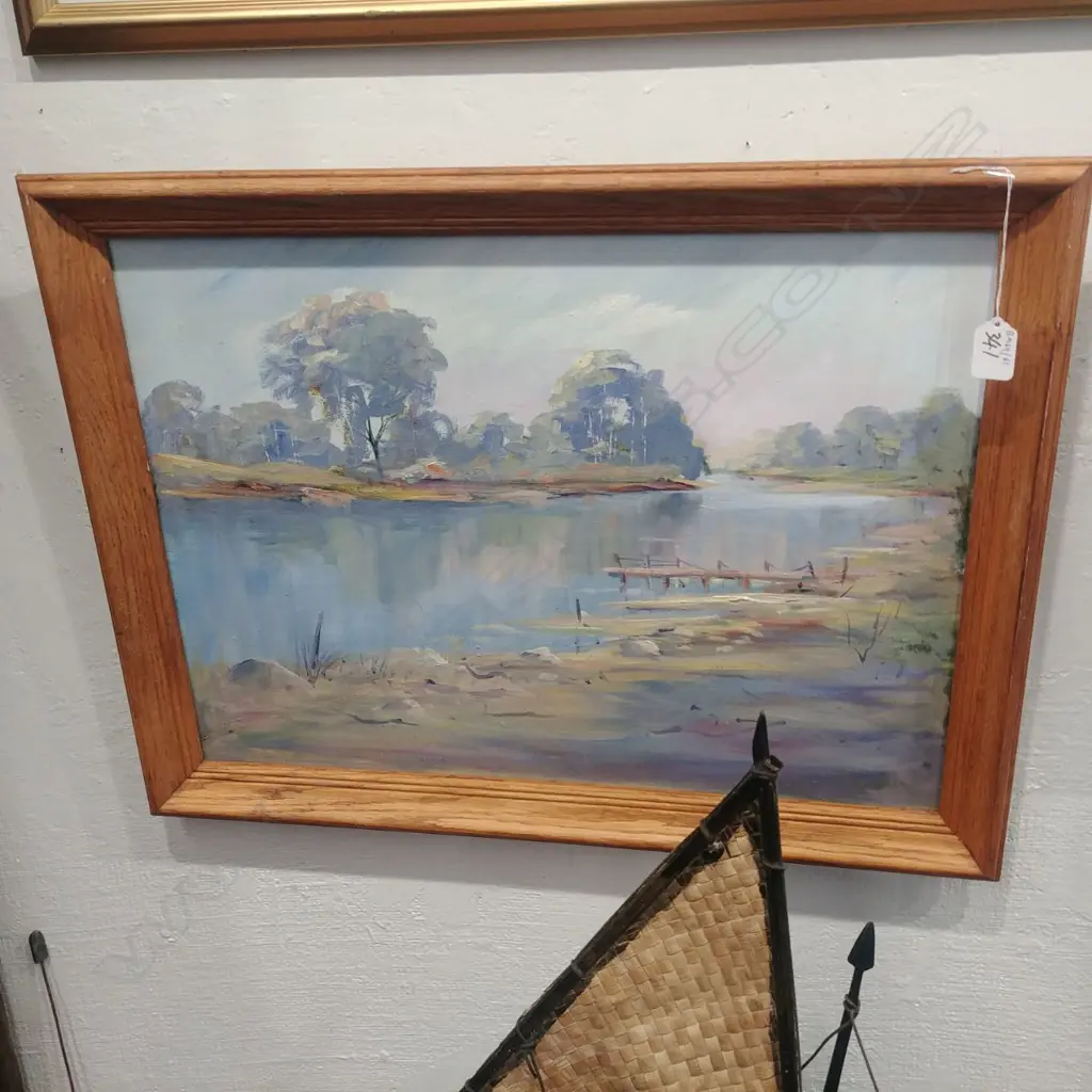 OIL AUSSIE RURAL SCENE Image 1++