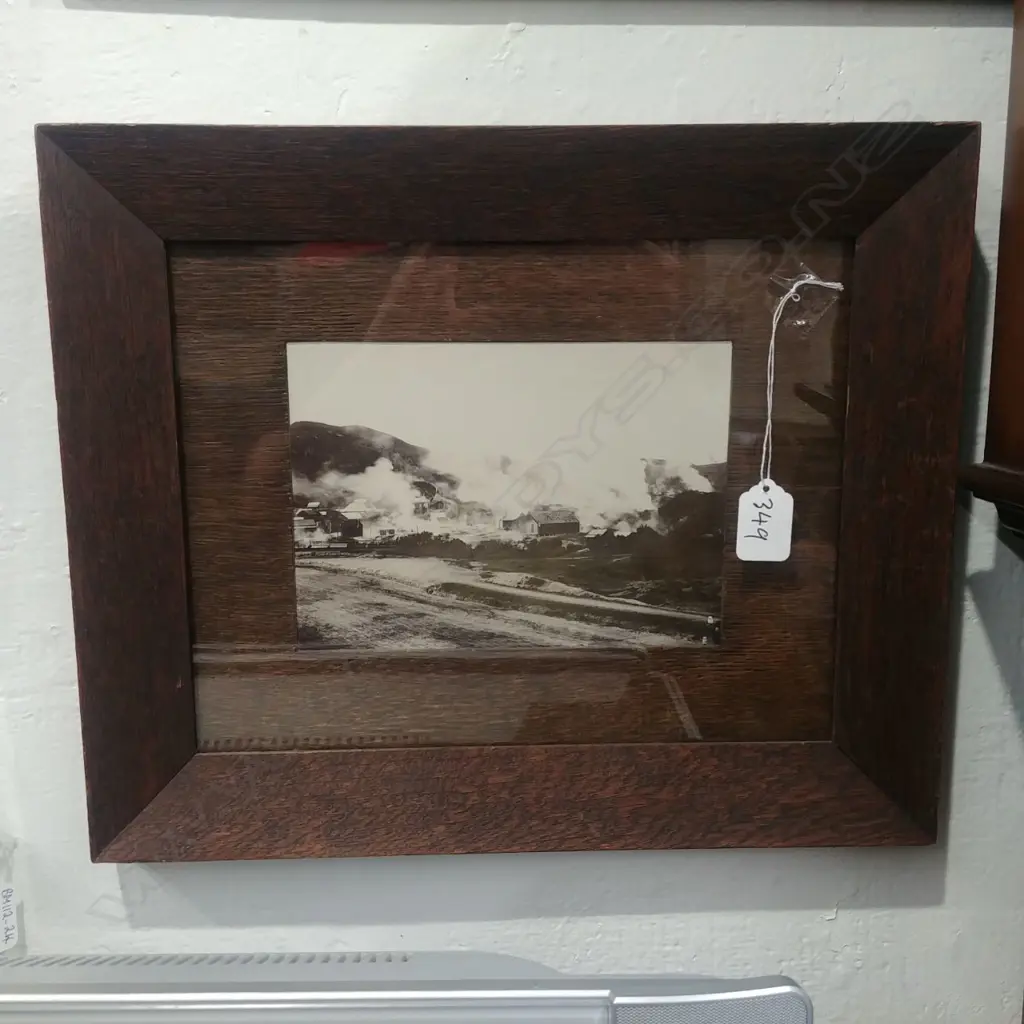 19TH C. NEW ZEALAND PHOTOGRAPH - ROTORUA? Image 1++