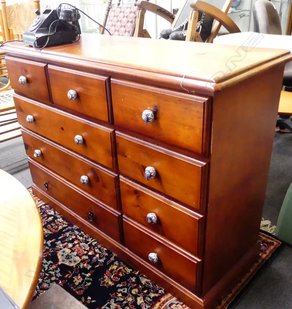 LOW CHEST OF 9 DRAWERS Image 1++