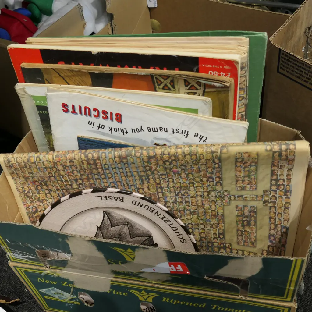 LOT ASST PRINTED EPHEMERA & VINTAGE GERMAN PLATE Image 1++