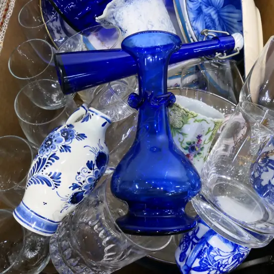 LOT ASST CHINA/DELFT/CRYSTAL ETC