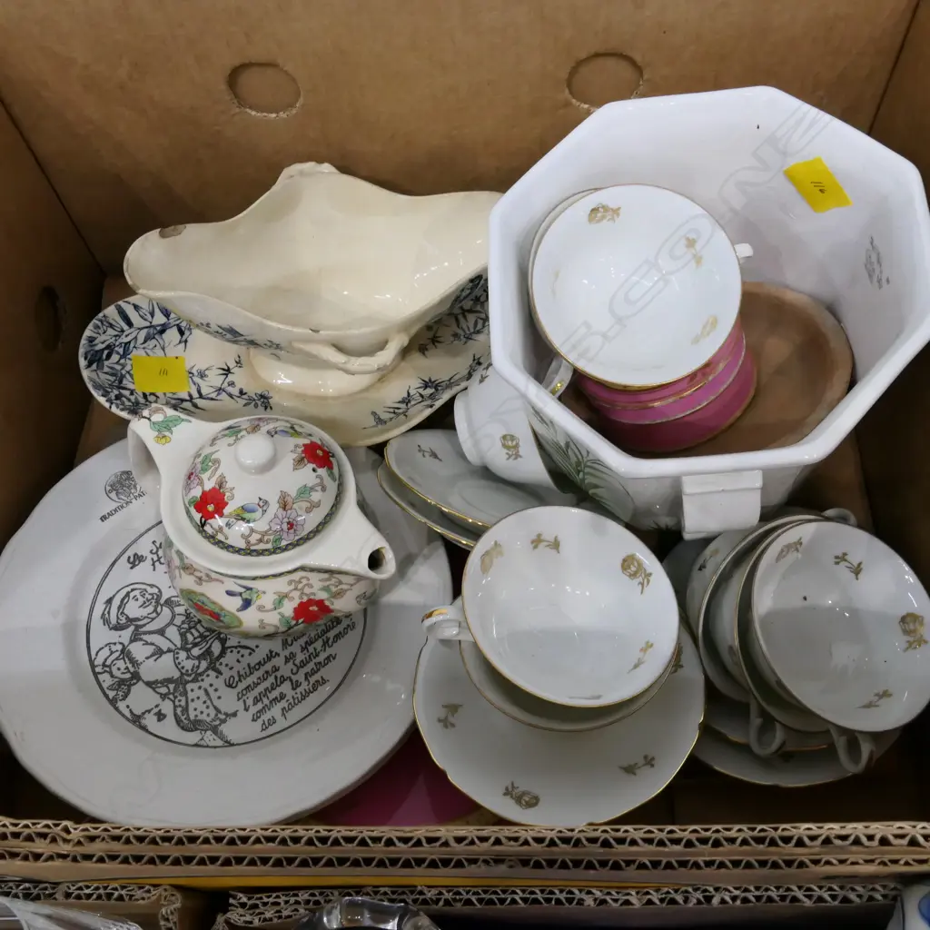 LOT ASST CHINA INCL. CUPS / SAUCERS Image 1++