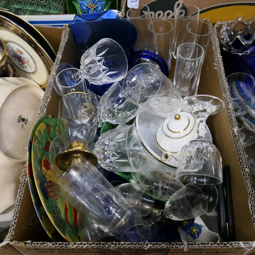 LOT ASST CHINA/LIMOGES/CRYSTAL ETC Image 1++