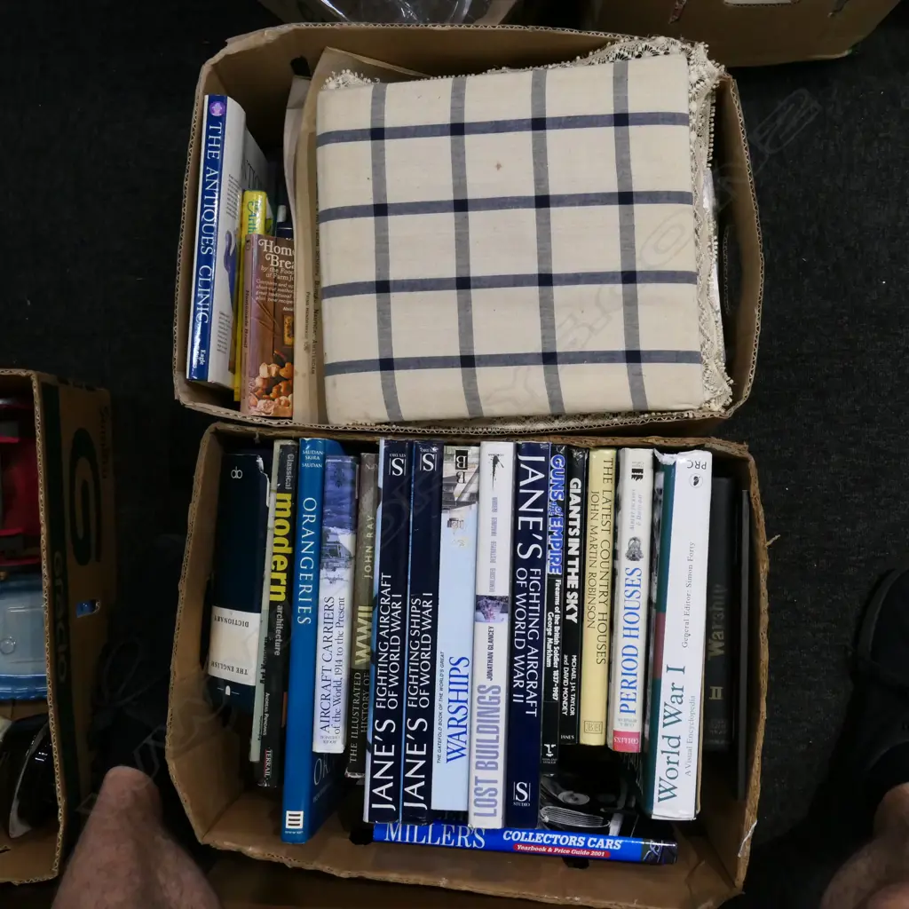 BOX BOOKS - WWI ETC + ANOTHER BOX Image 1++