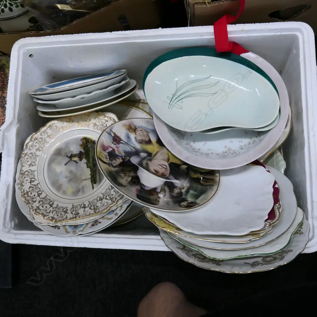 LARGE LOT ASST CHINA PLATES ETC Image 1++