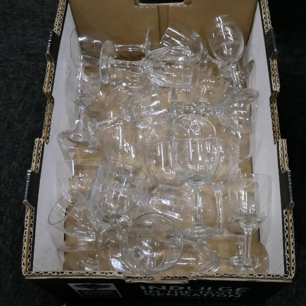 COLLECTION OF ASST. VICTORIAN SHERRY GLASSES Image 1++