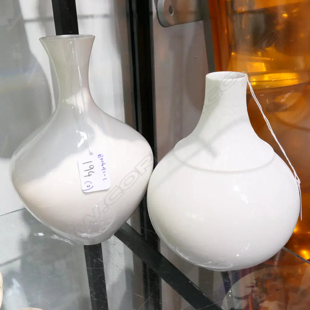 ROSENTHAL + KPM(?) VASES. LARGEST H. 210MM Image 1++