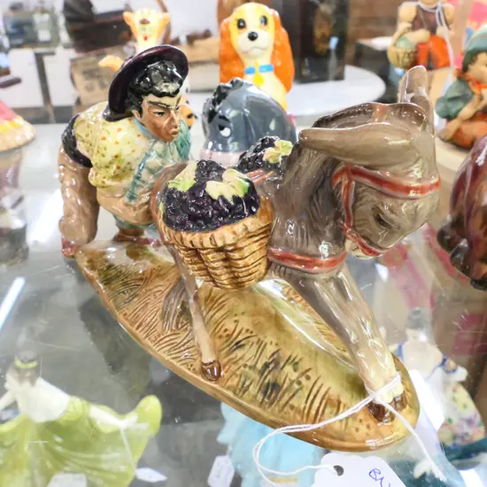 BESWICK MAN & DONKEY
