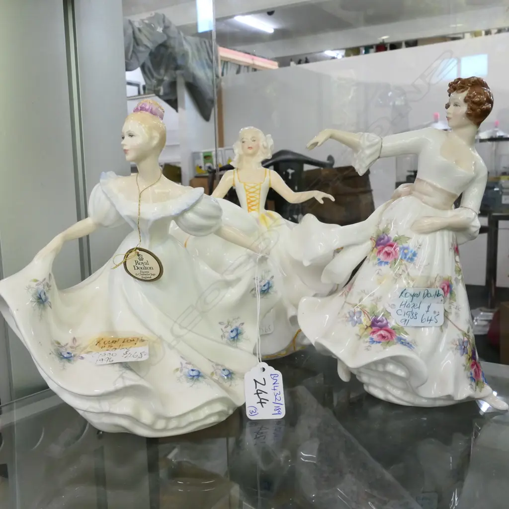 3 R. DOULTON FIGURINES; KATHY, HAZEL, SWEET 17 Image 1++