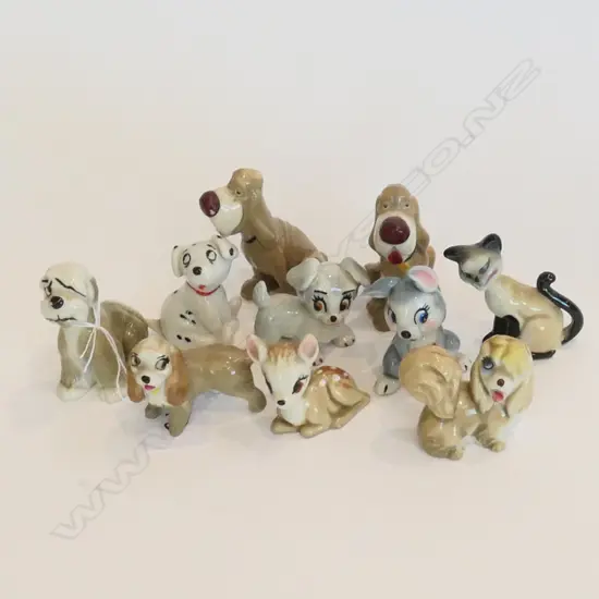 10 WADE DISNEY ANIMAL FIGURES