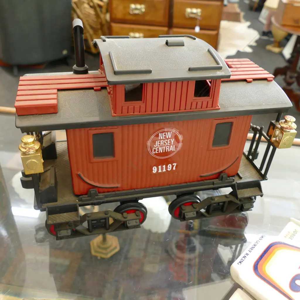 JIM BEAM DECANTER NEW JERSEY CENTRAL RAIL CARRIAGE L260MM Image 1++