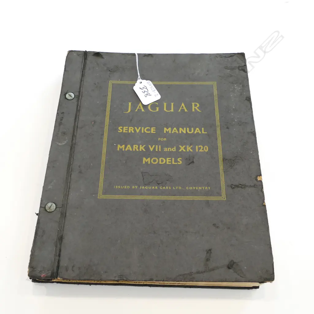 JAGUAR MKVII & XK120 WORKSHOP MANUAL Image 1++
